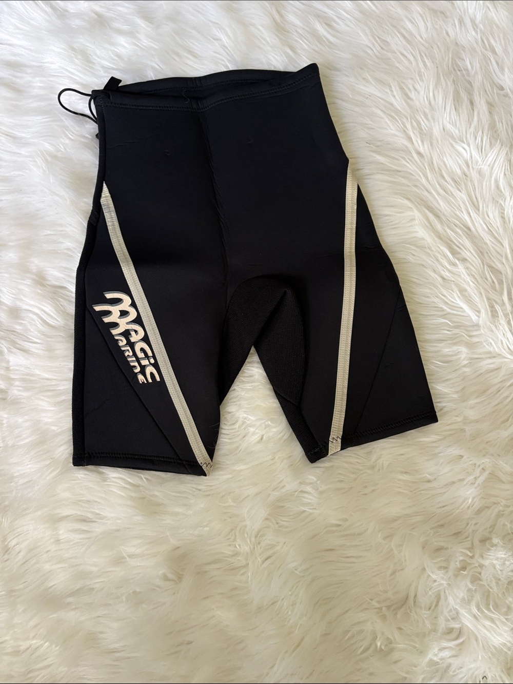 Magic Marine Black Kids Swim/Board Shorts